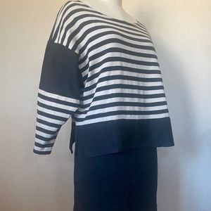 Vintage 80s Contempo Casuals 2-Piece Top & Skirt M
